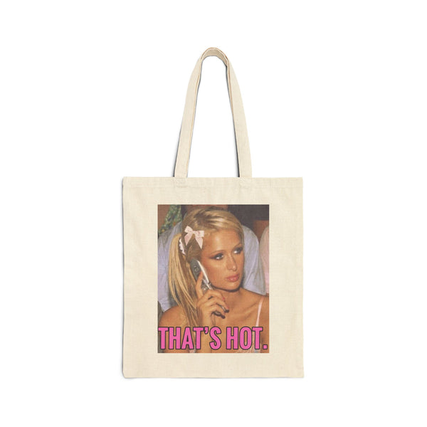 That’s Hot Paris Cotton Canvas Tote Bag