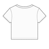 Heated Hockey Micro Rib Crop Top Baby Tee