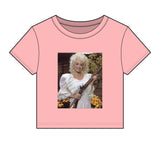 DOLLY Micro Rib Crop Top Baby Tee
