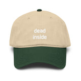 Dead inside Garment Washed Baseball Cap