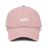 NOPE Garment Washed Baseball Cap