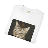 Smoking Cat Unisex Garment-Dyed T-shirt
