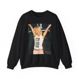 Stop being poor Paris Heavy Blend™ Crewneck Sweatshirt