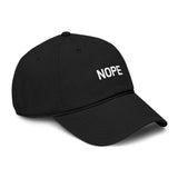NOPE Garment Washed Baseball Cap