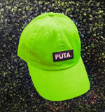 NEON YELLOW CAP (choose your word)