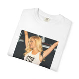 Stop Being Poor Unisex Garment-Dyed T-shirt