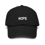 NOPE Garment Washed Baseball Cap