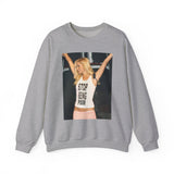 Stop being poor Paris Heavy Blend™ Crewneck Sweatshirt