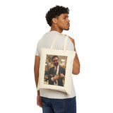 Bodega Cat  Mamdani Cotton Canvas Tote Bag