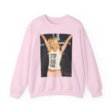Stop being poor Paris Heavy Blend™ Crewneck Sweatshirt